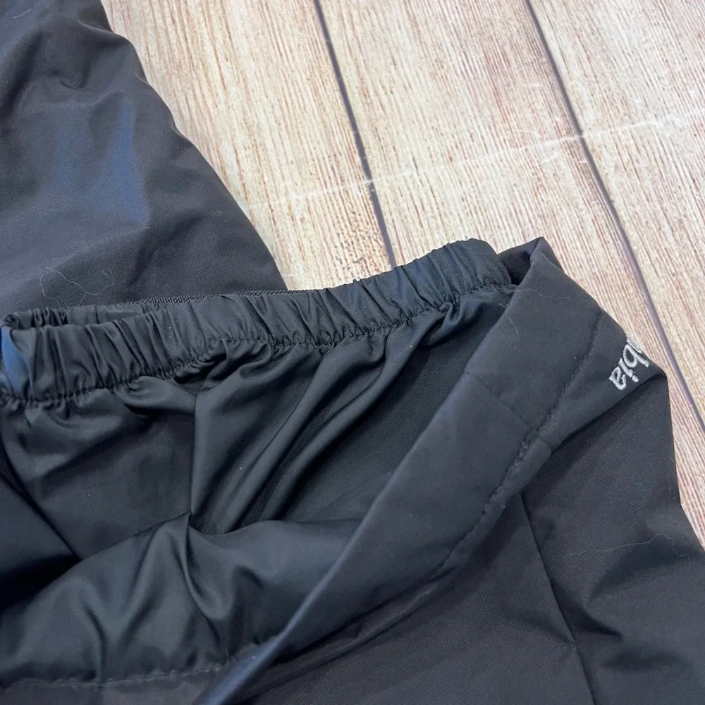 Columbia Kids Black Outgrown Insulated Snow Bibs Ski Overalls Size Large